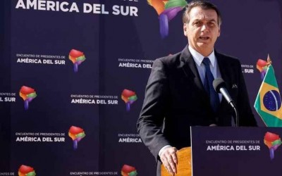 Bolsonaro se reúne com seis presidentes sul-americanos