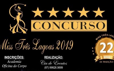 22ª Edição do Concurso Miss Três Lagoas 2019