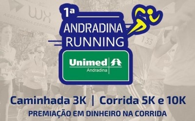 Últimos dias para se inscrever na 1ª Andradina Running Unimed