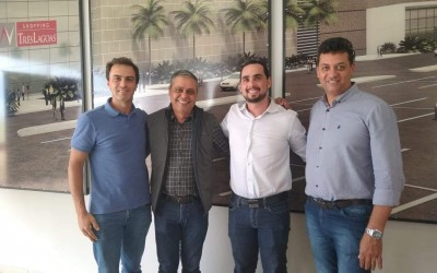 Secretário de governo visita obra do Shopping Três Lagoas