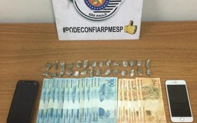 Em Araçatuba, mulher é presa com notas falsas e droga