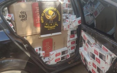 Cigarros contrabandeados que seriam entregues em Três Lagoas são apreendidos pelo DOF