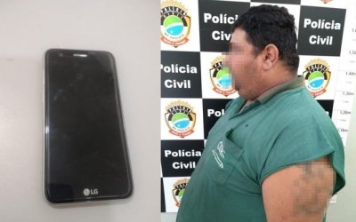 Homem detido com celular furtado alegou ter comprado aparelho de catador de recicláveis