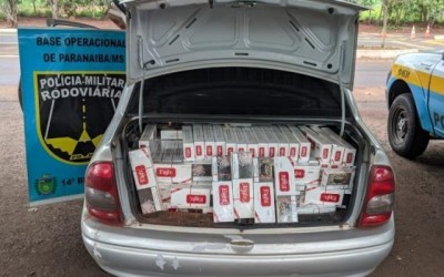Cigarros do Paraguay apreendidos foram levados para a PF de Três Lagoas 