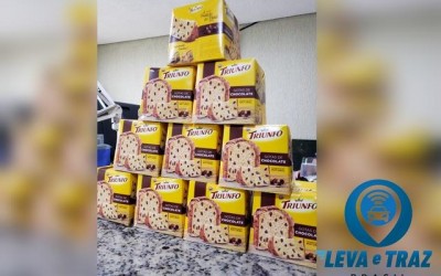 Aplicativo de transporte de Três Lagoas está dando chocotone de brinde aos passageiros 
