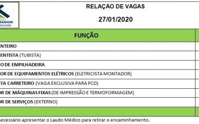 De motorista carreteiro a vendedor; veja as vagas de trabalho para esta segunda-feira 