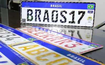 Placa Mercosul vai custar até R$ 300 em Mato Grosso do Sul