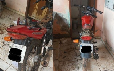 Dupla é flagrada pela PM desmontando moto furtada em Três Lagoas