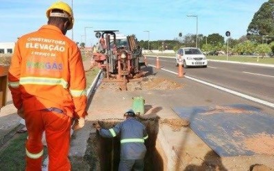 Obras de ampliação da rede de gás natural em Três Lagoas deve gerar alguns transtornos