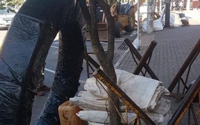 Comerciantes reclamam de queda nas vendas devido obras da MS Gás em pleno 5º dia útil