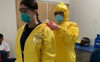 SAMU realiza treinamento de equipe visando a segurança e saúde dos profissionais e população