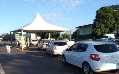 Duas pessoas com sintomas da Covid-19 foram abordadas na manhã desta sexta-feira em Jupiá 