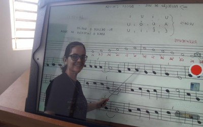 Aulas de música da Diretoria de Cultura continuam de maneira online durante pandemia