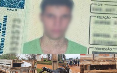  Motociclista fica gravemente ferido após colidir em um caminhão em Três Lagoas