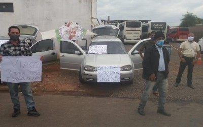 Motoristas da Viação São Luiz sobrevivem de doações e tentam receber cinco meses de salários atrasados
