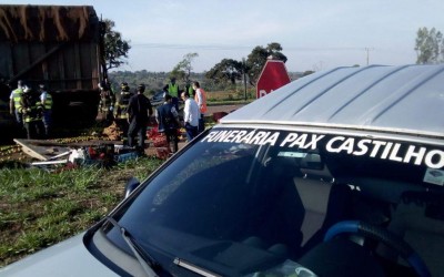 Acidente entre caminhões mata duas pessoas na Rodovia dos Barrageiros 
