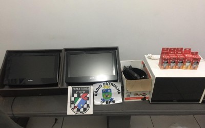 Três são presos por envolvimento em furto de hotel 