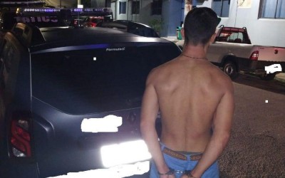 Valentão de Água Clara que gosta de bater em mulher foi preso