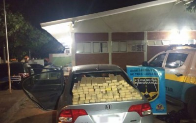 Polícia Rodoviária de Três Lagoas apreende mais de 70 Kg de maconha na região de Brasilândia 