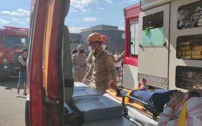 Acidente no Nova Três Lagoas mobiliza equipes do Corpo de Bombeiros 