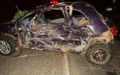 Em Aparecida do Taboado, jovem morre na BR-158 depois de bater em S-10 em curva