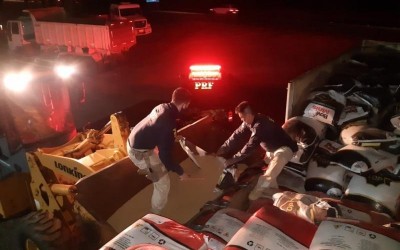 PRF apreende mais de 5 toneladas de maconha em Água Clara 