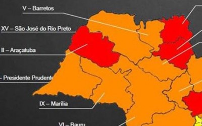 Região de Araçatuba fica isolada na fase vermelha