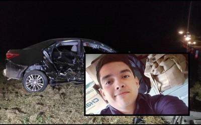 Bancário que trabalha em Andradina morre ao bater carro na Marechal Rondon 