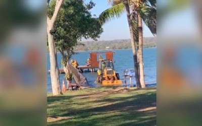 Retirada de tablados em ranchos no Rio Sucuriú divide opiniões nas redes sociais 