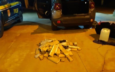 Jovem em Jeep/Renegade delata à PRF que levaria droga para Belo Horizonte 