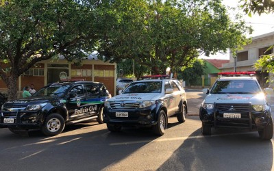Polícia Civil de Brasilândia e Panorama realizam operação para esclarecer crimes de assaltos 