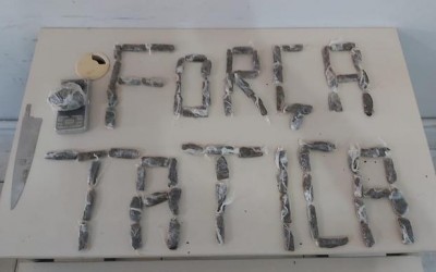 Força Tática prende suspeito de tráfico de drogas no Jardim das Violetas