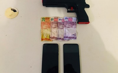 Adolescentes usaram arma de brinquedo para realizar assalto na Lagoa Maior 
