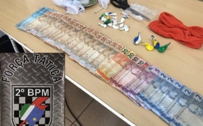 Após campana, PM fecha suposto ponto de venda de drogas no bairro Vila Alegre 