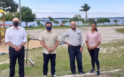Modelo do balneário de Três Lagoas poderá ser implantado no Rio Tietê em Araçatuba-SP