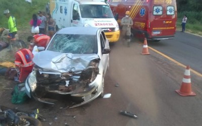 Acidente em rodovia deixa duas pessoas feridas e mobiliza equipes de resgate de Três Lagoas e Andradina