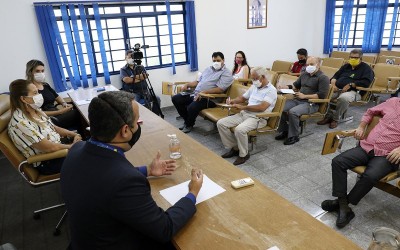 Comitê de Enfrentamento à COVID-19 conversa com Superintendente da Caixa sobre atendimento aos três-lagoenses