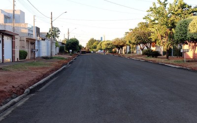 Mais de 2km de vias serão asfaltadas no bairro Vila Nova; obras começam nesta semana