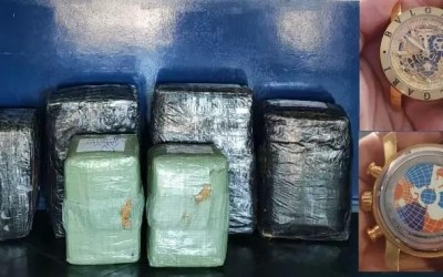 Relógios apreendidos avaliados em R$ 1,3 milhão são levados para a PF de Três Lagoas 