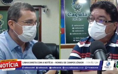 “Difícil não colaborar com a saúde do município neste momento”, presidente fala sobre condução da Câmara durante a pandemia