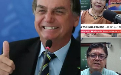 Bolsonaro será entrevistado nesta 2º feira por radialistas de Três Lagoas 
