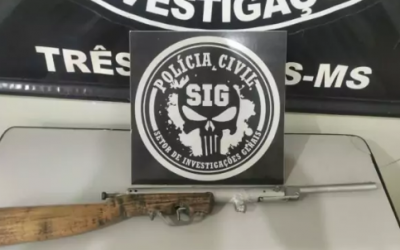 SIG apreende arma de fogo em posse de adolescente