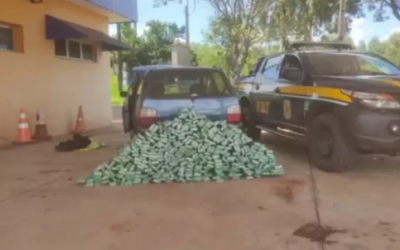 PRF apreende 235 Kg de maconha em Três Lagoas (MS)