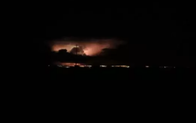 Tempestade de relâmpagos é vista em Três Lagoas (MS)