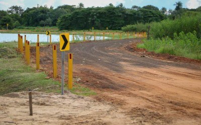 SEINTRA instala sinalização na região da Segunda Lagoa