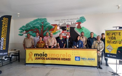 Primeiro doutor em trânsito de MS participa de ação do Maio Amarelo