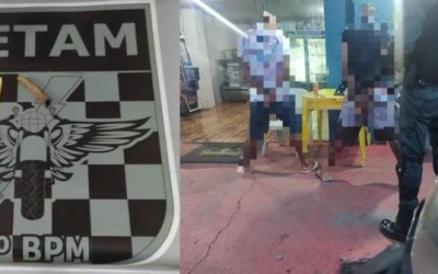 Em ação rápida do GETAM, duas pessoas são detidas com droga no Paranapungá