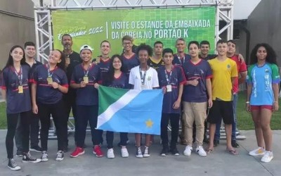 Três-lagoenses ajudam equipe de Taekwondo de MS que conquistou 15 medalhas em Recife-PE 