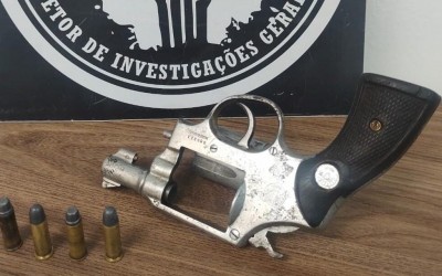 Homem preso com arma confessou que efetuou disparo visando parar um criminoso que havia acabado de furtar uma propriedade