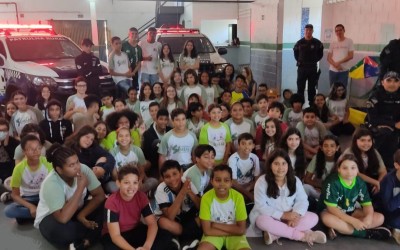 PM de Três Lagoas realiza palestra na Escola Batista Semear
